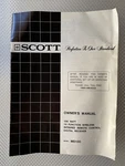 Vintage Scott MS100 Digital Receiver Original Owner Manual. Fixed Price $10.50.