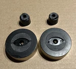 Jvc RX-6000V Audio/video Receiver -replacement Feet Only- Full Set W/screws. Fixed Price $12.00.