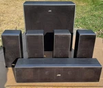Jvc Home Theater Speakers SP-THD5W Subwoofer Etc 200W 3 Ohm Black Lot 6. Fixed Price $65.00.