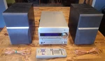 Onkyo DR-UN7 Mini Dvd Receiver Stereo Radio With Remote & D-720 Speakers. Fixed Price $225.00.
