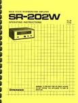 Pioneer SR-202W Reverberation Amplifier Owner's Manual And Service. Fixed Price $16.95.