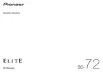 Pioneer SC-72 Receiver Owners Manual. Fixed Price $22.24.
