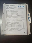 Kenwood KRF-V9992D VR-3090/3100 Service Manual Original Repair Book Receiver. Fixed Price $49.99.