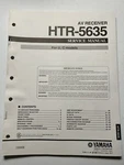 Yamaha HTR-5635 Model Av Receiver Service Manual Vintage Original Schematics. Fixed Price $24.99.