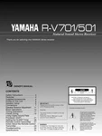 Yamaha R-V701 Receiver Owners Manual. Fixed Price $22.24.