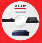 Adcom Audio Repair Service Owner Manuals On 1 Dvd In Pdf Format. Fixed Price $19.25.