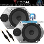 Pkg Focal ISN130 5.25" 50W Rms Component Speakers & 6X8" 5X7" Adapter Plates New. Fixed Price $249.99.