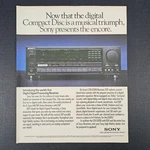 1989 Sony Compact Disc Player Dsp STR-D2010 Vintage Print Ad Audio Component. Fixed Price $12.70.