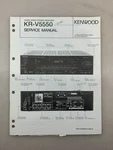 Kenwood KR-V5550 Original Service Manual Free Shipping. Fixed Price $14.00.