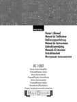 Rotel RC-1082 Amplifier Owners Manual. Fixed Price $22.24.