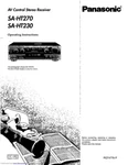 Panasonic SA-HT230 SA-HT270 Home Theater System Owners Instruction Manual. Fixed Price $22.24.