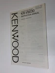 Kenwood Audio/video Stereo Receiver KR-V9030 Instruction Manual. Fixed Price $9.50.