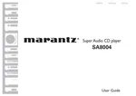 Marantz SA8004 Cd Player Owners Instruction Manual. Fixed Price $19.99.