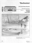 Technics SA-DA8 SA-DA10 SA-DX1040 Receiver Owners Instruction Manual Reprint. Fixed Price $22.24.