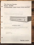 Harman Kardon HK380I HK-380I Receiver Supp. Service Manual *original*. Fixed Price $14.97.