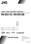 Jvc RX-D211S RX-D212B Receiver Owners Instruction Manual Reprint. Fixed Price $22.24.