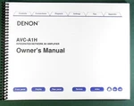 Denon AVC-A1H Instruction Manual: Full Color 348 Pages & Protective Covers!. Fixed Price $39.95.