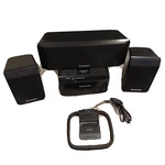 Panasonic Wireless System Se-fx 65 / SB-HC750 & 2 SB-HS750 Ante. Fixed Price $56.99.