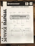 Kenwood KR-90 Receiver Service Manual *original*. Fixed Price $14.97.