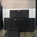 Sony SS-MSP75 SS-CNP75 Surround Sound Speaker Set- Black- Untested. Fixed Price $15.00.