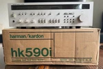 Harmon Kardon HK590I Ultrawideband Linear Phase Stereo Receiver (tested/working). Fixed Price $200.00.
