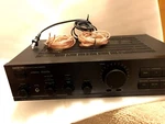 Onkyo Intergrated Stereo Amplifier Model A-8150 Extra 2 Speaker Wires. Fixed Price $189.99.