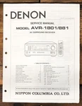 Denon AVR-1801 AVR-881 Receiver Service Manual *original*. Fixed Price $19.97.