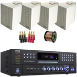 Pyle Home Theater Dvd Fm Audio Receiver, 4X 6.5" 150W Speakers, Banana Plugs. Fixed Price $611.49.