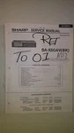 Sharp SA-X50AV Service Manual Original Repair Book Stereo Eq. Fixed Price $22.50.