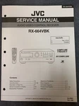 Jvc RX-664VBK Service Manual Original W/schematics, Diagrams, Parts List, Etc. Fixed Price $14.97.