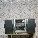 Aiwa CX-ND77 Am/fm Shelf Stereo 5 Disc Cd Changer Cassette W/ SX-WND77. Fixed Price $450.00.