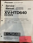 Pioneer XV-HTD640 XVHDT640 XV-DV9 Service Manual **original**. Fixed Price $25.88.
