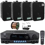 Pyle PT260A Home Receiver, 4X 5.25" 400W Indoor/outdoor Speakers, Mic System. Fixed Price $312.99.