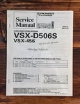 Pioneer VSX-D506S VSX-456 Receiver Service Manual *original*. Fixed Price $14.97.