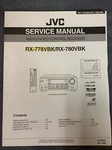 Jvc RX-778VBK & RX-780VBK Service Manual Original W/schematics, Parts, Etc. Fixed Price $14.97.