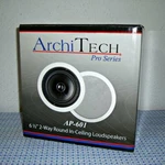 New Architech Pro Series AP-601 6.5" 2-WAY Round In-ceiling Loudspeakers -pair. Fixed Price $69.00.