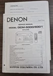 Denon DCM-5000/5001 Cd Player Service Manual W/1 Info Original. Fixed Price $20.95.
