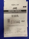 Jvc RX-508VBK RX-509VTN RX508VBK Service Manual **original**. Fixed Price $19.99.