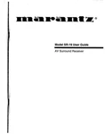 Marantz SR19 Surround Receiver Owners Manual. Fixed Price $22.24.