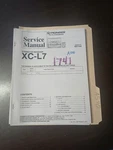Pioneer XC-L7 Service Manual Original Repair Book Stereo Cd Receiver. Fixed Price $49.99.