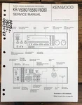 Kenwood KR-V5080 -V5580 -V6080 Receiver Service Manual *original*. Fixed Price $19.97.