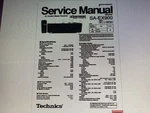Technics SA-EX900 Service Manual Digital. Fixed Price $6.00.
