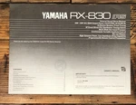 Yamaha RX-830 Receiver Owners / User Manual *original*. Fixed Price $24.97.