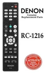 New Genuine Denon Receiver RC-1216 Remote Control Fits AVR-S530BT AVRS530BT. Fixed Price $38.88.