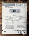Sony STR-VX350 Receiver Service Manual *original*. Fixed Price $19.97.