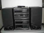 Jvc CA-MXS4BK, MX-S4 Am/fm Cassette, Cd System, Pair Speakers, Aux & Phono Input. Fixed Price $146.22.