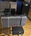 Rca Speaker Lot With Control Box - Subwoofer, Set 4, RTD255 RTD317. Fixed Price $52.50.