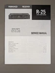 Nikko R-25 Receiver Service Manual D-1621. Fixed Price $54.95.