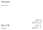 Pioneer SC-63 Receiver Owners Manual. Fixed Price $22.24.