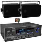 Pyle Wireless Home Audio Receiver, 2X 3.5'' 200W 3-WAY Indoor/outdoor Speakers. Fixed Price $191.49.